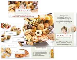 Francesca's Home Baked Flyer & Business Card