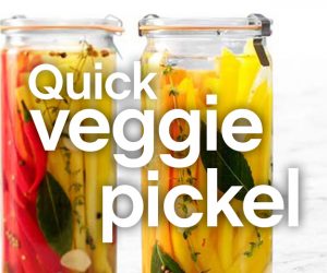 Quick veggie pickle