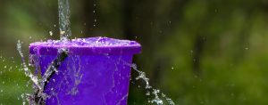 Purple Bucket - Full Splashing